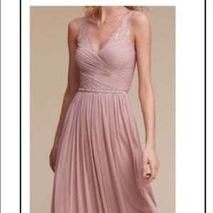 BHLDN Blush bridesmaids dress Fleur size 8